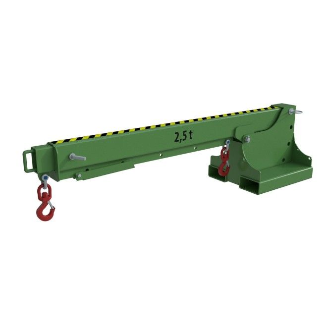 Krane und Lkw-Haken-Brazo Kran Erweiterbar, lackiert, grün