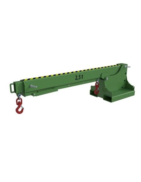 Guindastes e Ganchos para Caminhões-Brazo Guindaste Extensível, pintado, verde