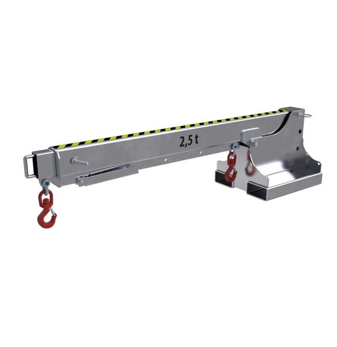 Cranes and Forklift Hooks-Brazo Crane Extensible, hot galvanized