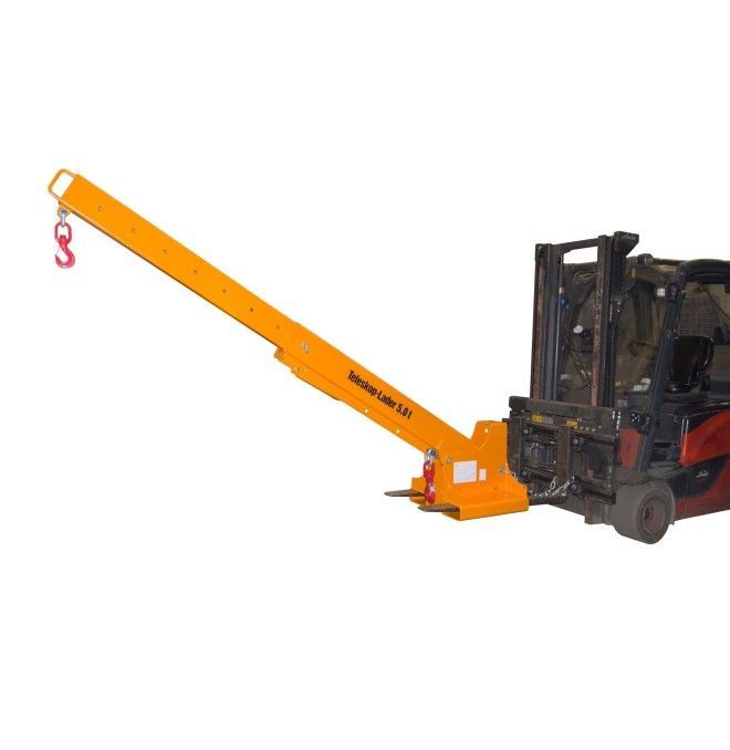 Krane und Lkw-Haken-Brazo Kran Erweiterbar, lackiert, Orange Gelb