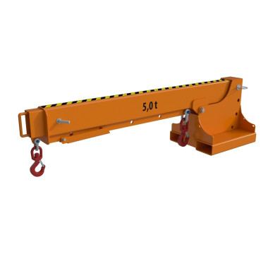 Grues et Crochets Pour Camions-Brazo Grue Extensible, peint, jaune orange 2
