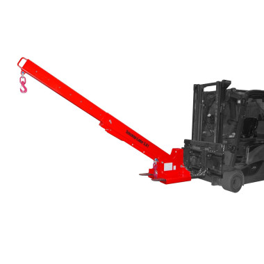 Grues et Crochets Pour Camions-Brazo Grue Extensible, peint, Feu Rouge