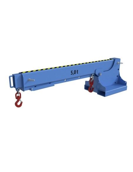 Cranes and Forklift Hooks-Brazo Crane Extensible, painted, Light Blue