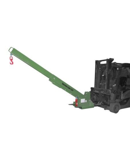 Grues et Crochets Pour Camions-Brazo Grue Extensible, peint, vert