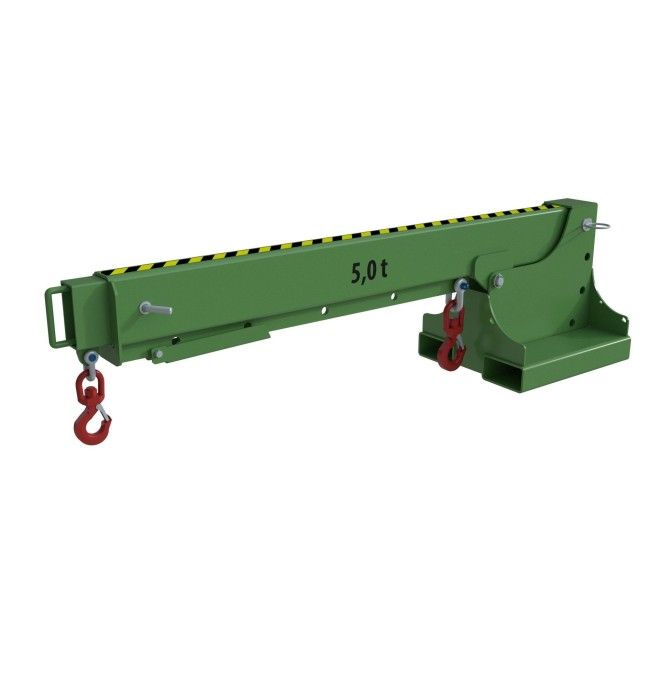 Gru e Ganci per Camion-Brazo Gru Esteso, dipinto, verde