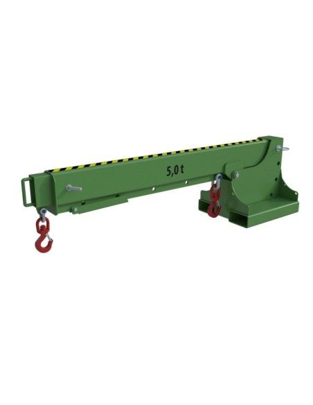 Gru e Ganci per Camion-Brazo Gru Esteso, dipinto, verde