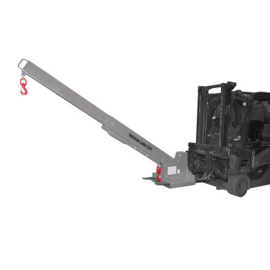 Grues et Crochets Pour Camions-Brazo grue souris extensible, peinte, grise