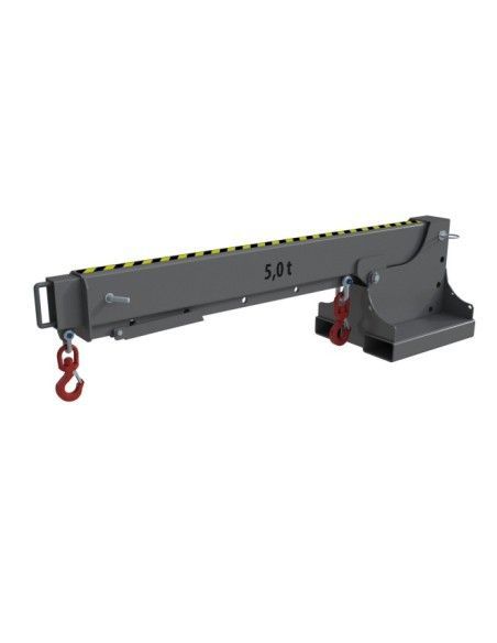 Grues et Crochets Pour Camions-Brazo grue souris extensible, peinte, grise