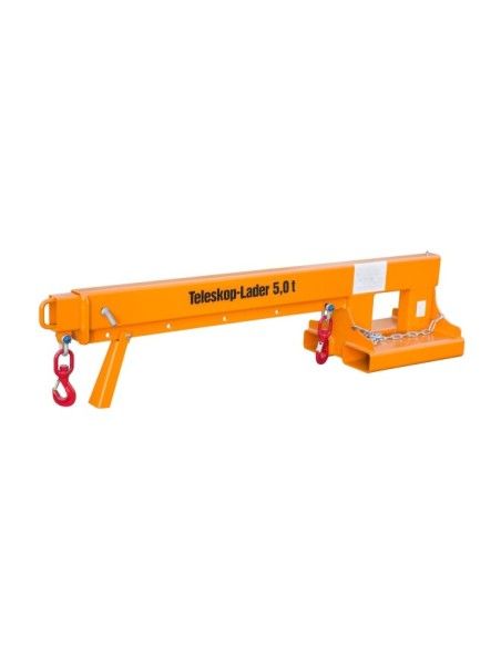Grues et Crochets Pour Camions-Brazo Grue Extensible, peint, jaune orange