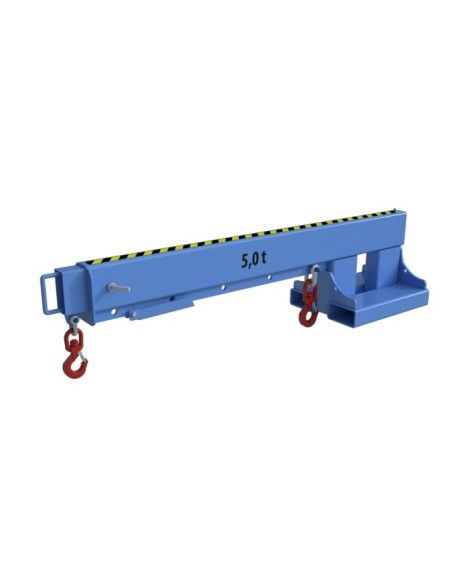 Grues et Crochets Pour Camions-Brazo Grue Extensible, peint, bleu clair