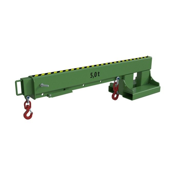 Krane und Lkw-Haken-Brazo Kran Erweiterbar, lackiert, grün