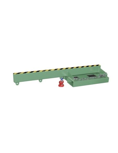 Cranes and Forklift Hooks--Cargo, painted, green silk