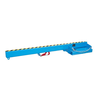 Gru e Ganci per Camion-Grande, dipinto, azzurro