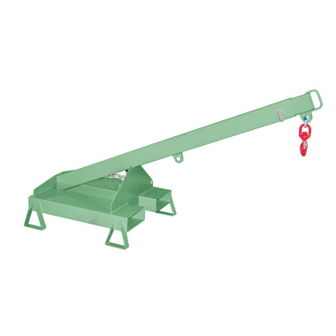 Cranes and Forklift Hooks--Cargo, painted, green silk