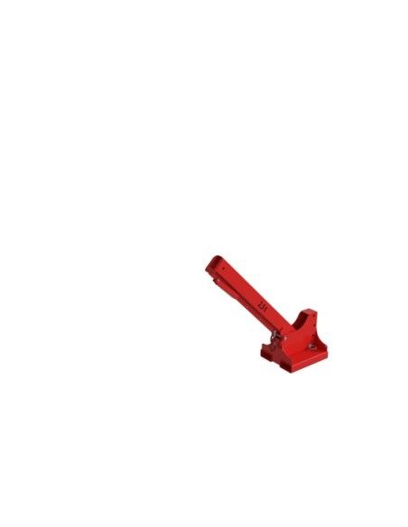 Grues et Crochets Pour Camions-Brazo Grue Extensible, peint, Feu Rouge