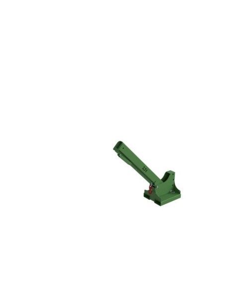 Grues et Crochets Pour Camions-Brazo Grue Extensible, peint, vert