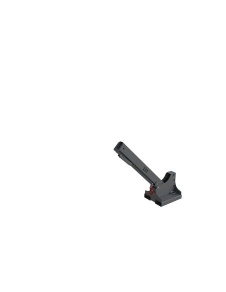 Cranes and Forklift Hooks-Brazo crane extensible, painted, gray mouse