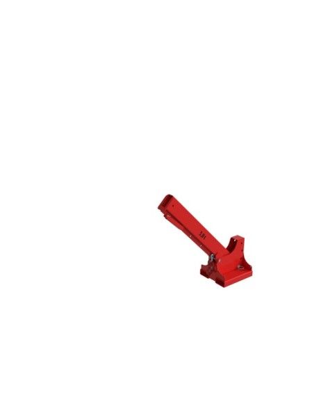 Krane und Lkw-Haken-Brazo Kran Erweiterbar, lackiert, Rotes Feuer