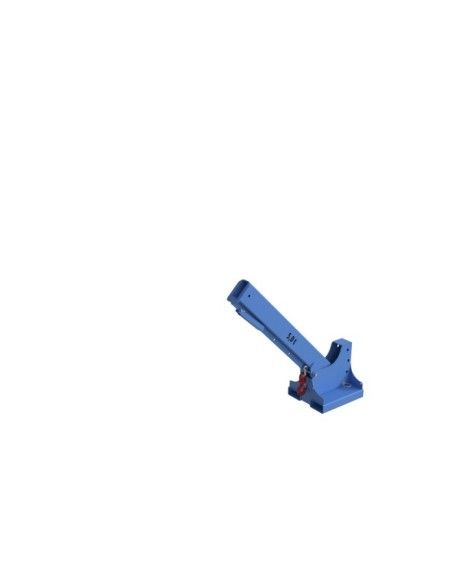 Gru e Ganci per Camion-Brazo Gru Esteso, dipinto, azzurro