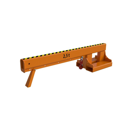Guindastes e Ganchos para Caminhões-Brazo Guindaste Extensível, pintado, amarelo laranja 2