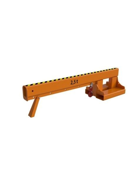 Grues et Crochets Pour Camions-Brazo Grue Extensible, peint, jaune orange