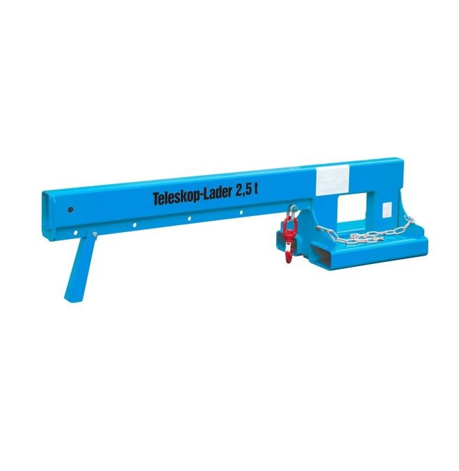 Cranes and Forklift Hooks-Brazo Crane Extensible, painted, Light Blue