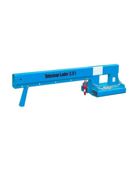 Guindastes e Ganchos para Caminhões-Brazo Guindaste Extensível, pintado, azul claro