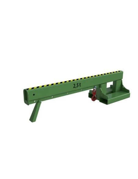 Guindastes e Ganchos para Caminhões-Brazo Guindaste Extensível, pintado, verde