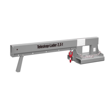 Cranes and Forklift Hooks-Brazo crane extensible, painted, gray mouse