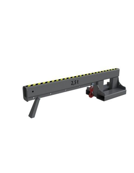 Grues et Crochets Pour Camions-Brazo grue souris extensible, peinte, grise