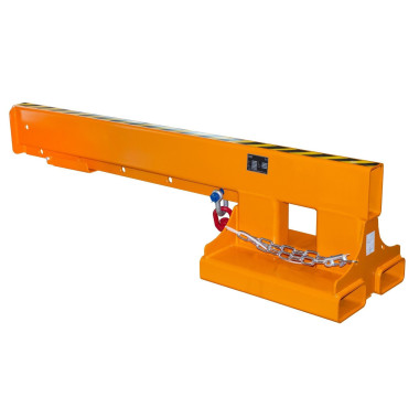 Cranes and Forklift Hooks-Brazo Crane Extensible, painted, Orange Yellow