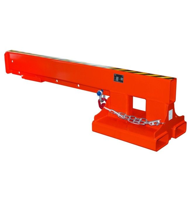 Cranes and Forklift Hooks-Brazo Crane Extensible, painted, Red Fire