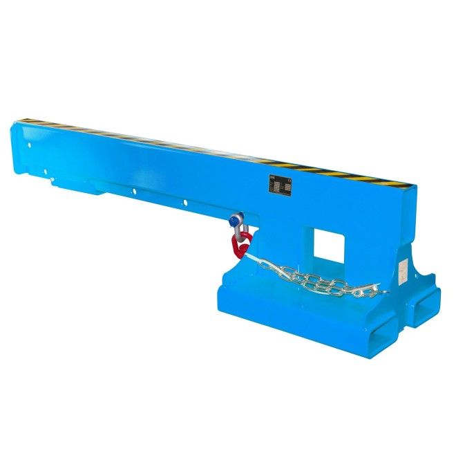 Grues et Crochets Pour Camions-Brazo Grue Extensible, peint, bleu clair