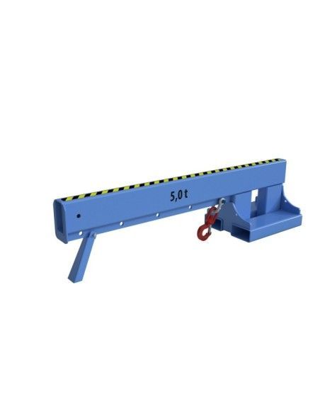 Krane und Lkw-Haken-Brazo Kran Erweiterbar, lackiert, Hellblau