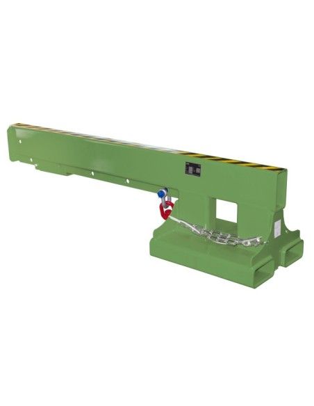 Krane und Lkw-Haken-Brazo Kran Erweiterbar, lackiert, grün