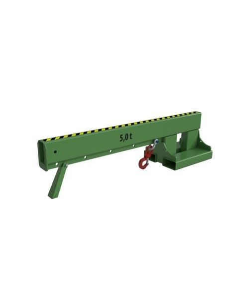 Guindastes e Ganchos para Caminhões-Brazo Guindaste Extensível, pintado, verde
