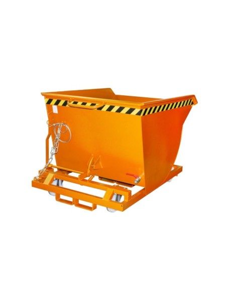 Recipiente Inclinável--Recipiente de fichas, pintado, Laranja amarela