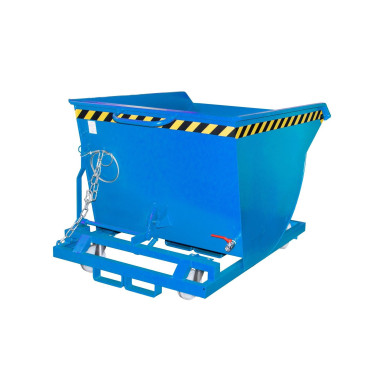 Contenedor de virutas, pintado, azul claro