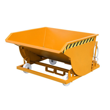Contenitore Ribaltabile--Contenitore di fiches, dipinte, Arancione giallo