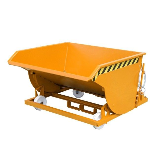 Bacs Basculants--Conteneur de jetons, peints, Orange jaune