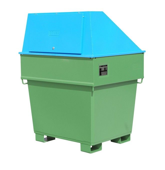 Armadi per materiali pericolosi--MobiCont, dipinto, verde Reseda