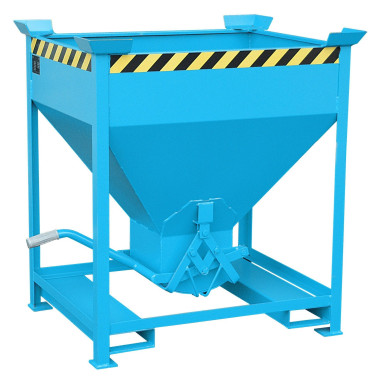 Silo Container, pintado, Azul claro