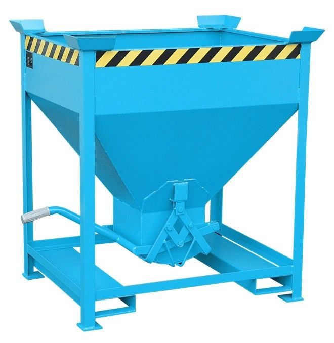 Silo Container, pintado, Azul claro