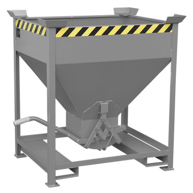 Tilting Container--Silo Container, painted, gray mouse