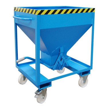 Silo Container, pintado, Azul claro