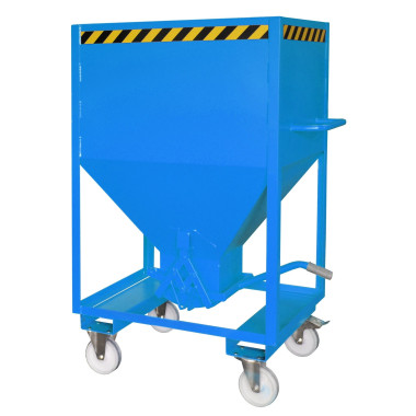 Silo Container, pintado, Azul claro