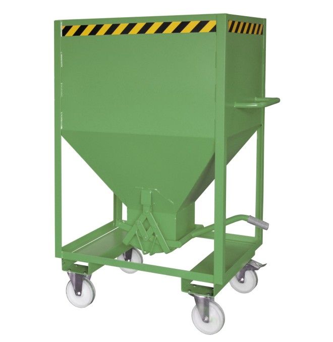 Silo Container, pintado, verde Reseda