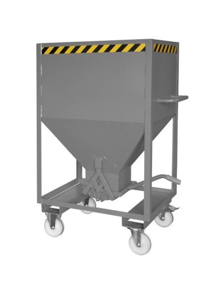 Contenitore Ribaltabile--Silo contenitore, dipinto, topo grigio