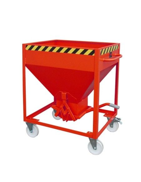 Contenitore Ribaltabile-Silo Contenitore, dipinto, fuoco rosso