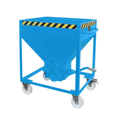 Silo Container, pintado, Azul claro